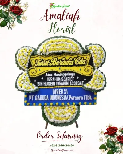 Papan Bunga Duka di Sliyeg Lor