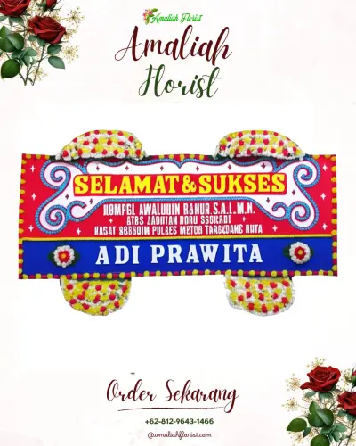 Karangan Bunga Ucapan Selamat di Sliyeg Lor